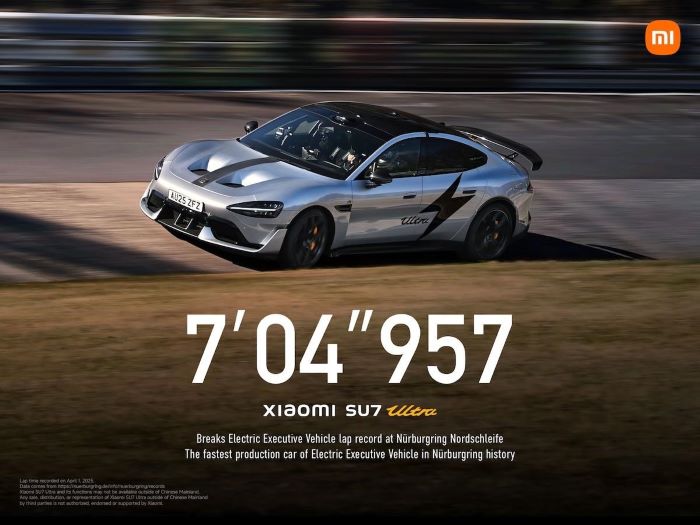 เสียวหมี่เปิดตัวสุดยอดรถยนต์ไฟฟ้าอัจฉริยะ Xiaomi SU7 Ultra รุ่นพิเศษสองรุ่น: รุ่น “Track Package” ที่โดดเด่นบนสนามแข่งและรุ่น “Nürburgring Limited Edition” สุดเอ็กซ์คลูซีฟ และยังเปิดตัว Xiaomi YU7 อย่างเป็นทางการในราคาเริ่มต้นที่ 253,500 หยวน
