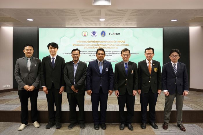 ฝ่ายวิจัย คณะแพทยศาสตร์ จุฬาลงกรณ์มหาวิทยาลัย ร่วมกับเครือข่ายพันธมิตร ลงนามโครงการความร่วมมือเพื่อพัฒนาการศึกษาและการวิจัย ด้านการส่องกล้องทางเดินอาหาร
