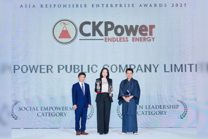 CKPower คว้ารางวัลเอเชีย AREA Awards 2025 ต่อเนื่องปีที่ 4