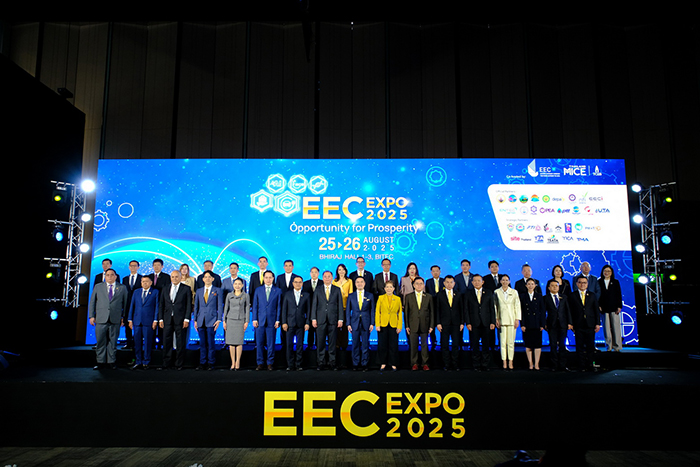 ทีเส็บ จับมือ สกพอ. พร้อมพันธมิตรภาครัฐ เอกชนกว่า 100 หน่วยงาน เปิดงาน EEC EXPO 2025เวทีระดับนานาชาติ โชว์ศักยภาพโครงสร้างพื้นฐาน เทคโนโลยีขั้นสูง กลไกสนับสนุนการลงทุนแบบครบวงจร สร้างโอกาสขับเคลื่อนเศรษฐกิจไทย สู่ศูนย์กลางลงทุนแห่งภูมิภาค