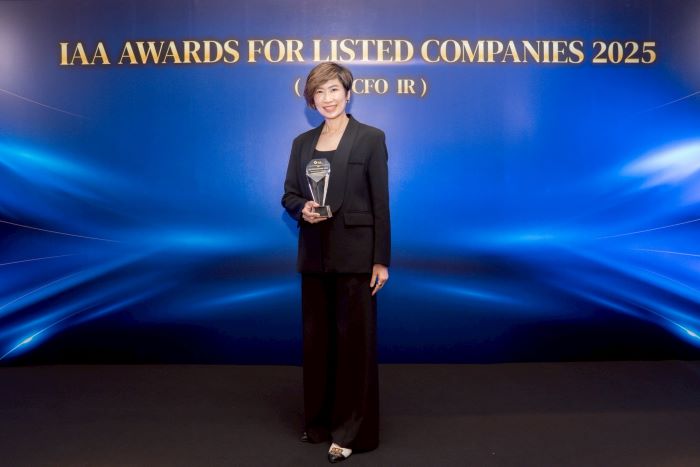 บีทีเอส กรุ๊ปฯ รับรางวัล Outstanding CFO จากเวที IAA Awards for Listed Companies 2025