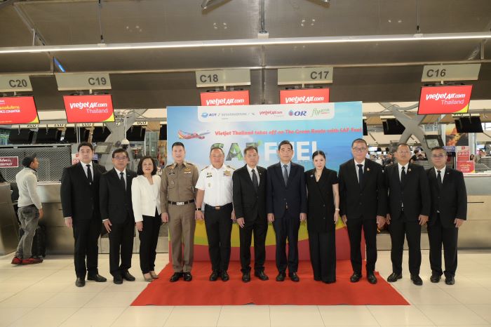 ททท. ร่วมคิกออฟ “Green Route” เที่ยวบินปฐมฤกษ์เติมเชื้อเพลิงยั่งยืน กรุงเทพฯ–ฟูก๊วก-กรุงเทพฯ กับ VietJet Airline จุดพลัง Sustainable Tourism ในอาเซียน