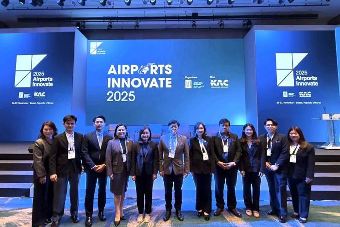 AOT ร่วมงาน Airports Innovate 2025 นครปูซาน สาธารณรัฐเกาหลี เปิดวิสัยทัศน์นวัตกรรมท่าอากาศยานสู่อนาคต