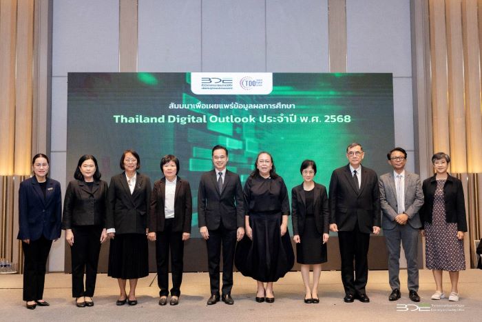 BDE เผยผลการศึกษา Thailand Digital Outlook ปี 2568 ชี้ดิจิทัลไทย “ก้าวหน้าต่อเนื่อง” ทั้ง 8มิติ สะท้อนภาพจริงเศรษฐกิจดิจิทัล ยุคทองของ AI และการลดช่องว่างด้านดิจิทัล