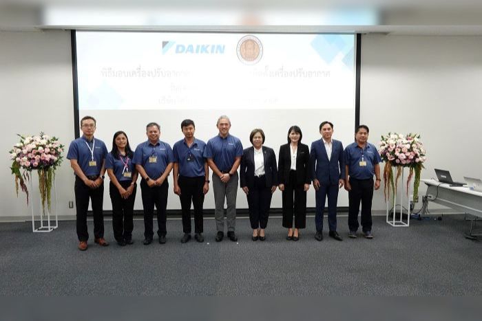 ไดกิ้น ยกระดับอาชีวะไทย ส่งมอบชุดปฏิบัติการ-เครื่องปรับอากาศ 42 ชุด  ชูประสบการณ์จริง ปั้นช่างแอร์มืออาชีพสู่มาตรฐานสากล