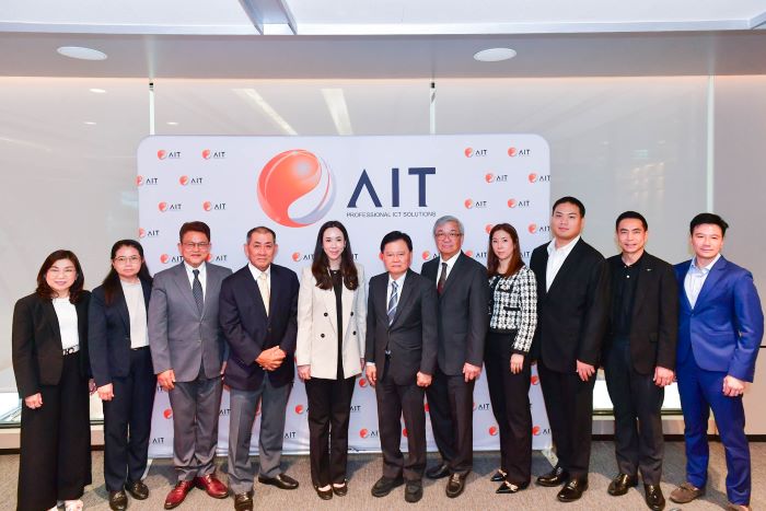 “AIT” จัดประชุมสามัญผู้ถือหุ้นประจำปี 2569 ผ่านรูปแบบ E-AGM ผู้ถือหุ้นไฟเขียวปันผลเพิ่ม 0.21 บาทต่อหุ้น ตอกย้ำหุ้น Dividend Stock มุ่งเป้าผู้นำ Professional ICT Solutions Provider เติบโตยั่งยืน