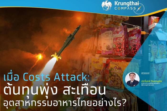 เมื่อ Costs Attack: ต้นทุนพุ่ง สะเทือนอุตสาหกรรมอาหารไทยอย่างไร?